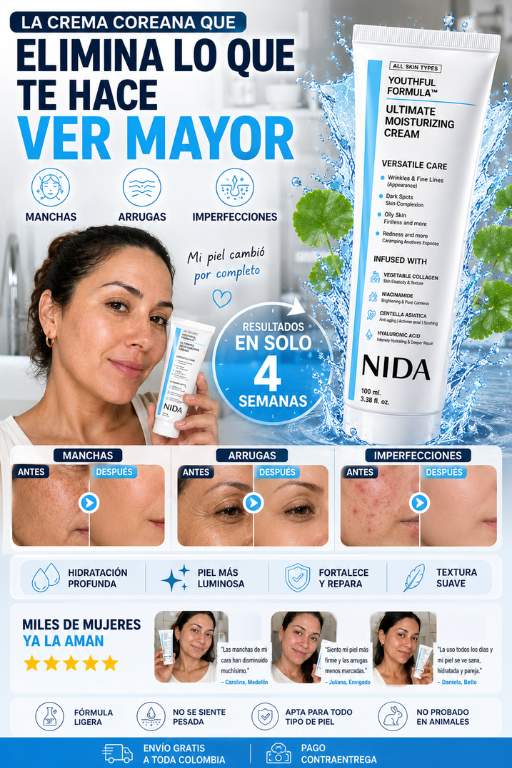 “Manchas, arrugas y piel cansada… todo en una sola crema.”