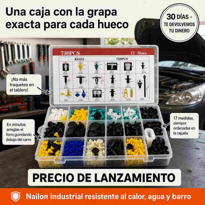 Grapix Kit de 730 Grapas para Auto