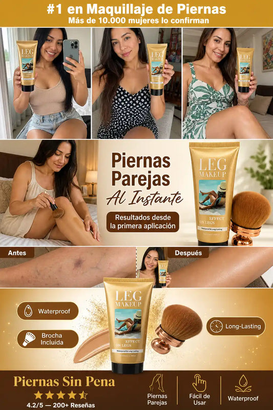 Maquillaje De Piernas Con Aplicador